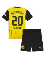 Borussia Dortmund Marcel Sabitzer #20 Domácí dres pro děti 2024-25 Krátký Rukáv (+ trenýrky)